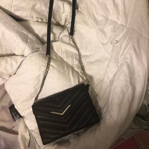 Black express crossbody bag